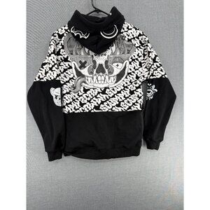 Scummy Bears The Good Servant Tech Hoodie Mens S Punk Goth Pullover